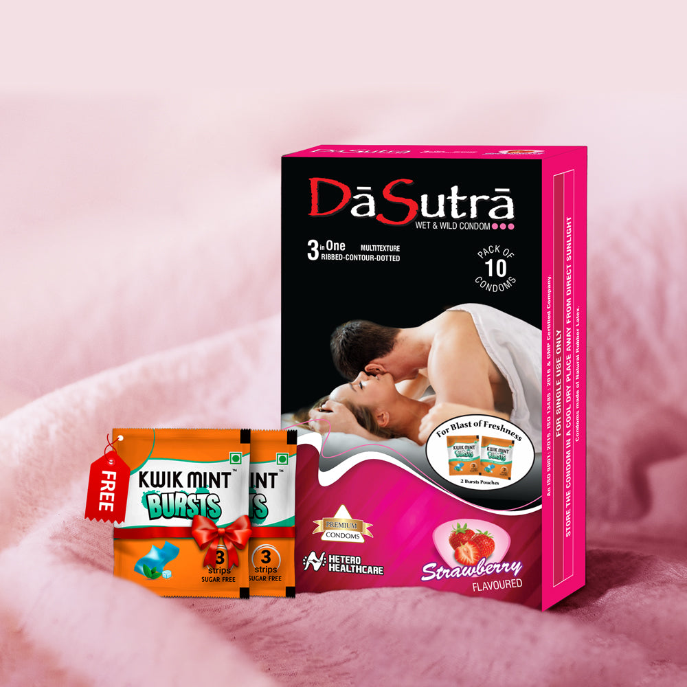 DaSutra Wet & Wild Condoms - 10's Pack