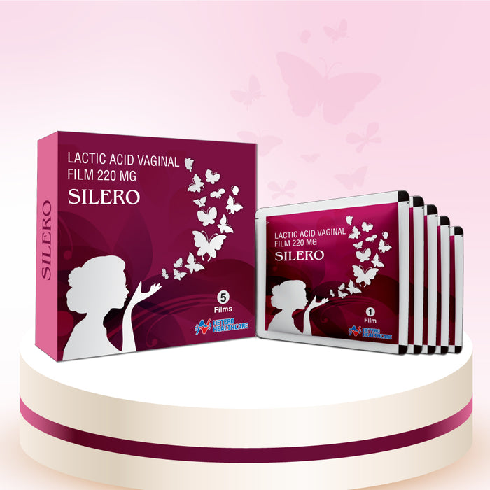 Silero Vaginal Film Strips with Lactic Acid for Intimate Hygiene