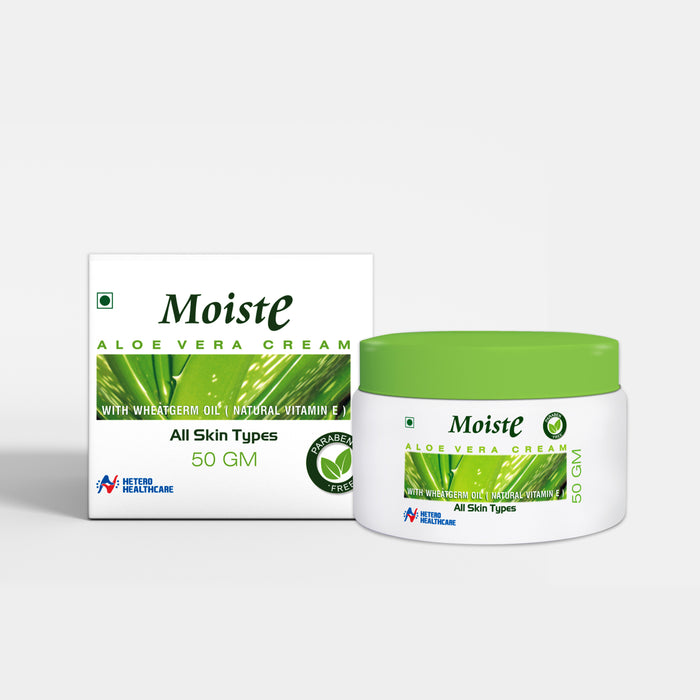 Moiste Aloe vera Moisturizing Cream – 50gm | pack of 1