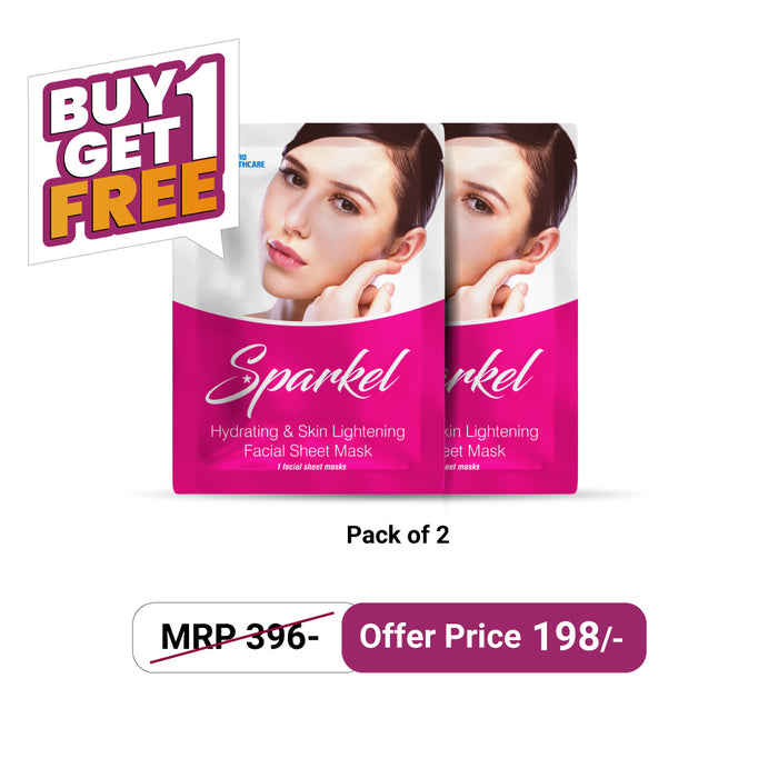 Sparkel - Hydrating - Skin Lightening Face Sheet Mask