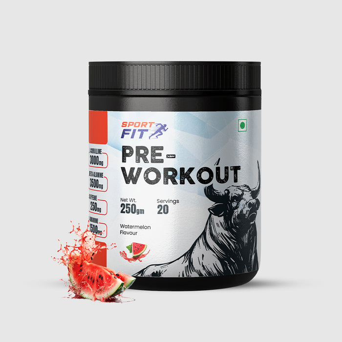 Sport Fit Pre-Workout Supplement – Boost Energy, Endurance & Focus 250g