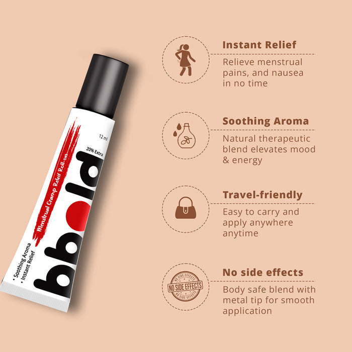 bbold Menstrual Pain Relief Roll-On | pack of 1