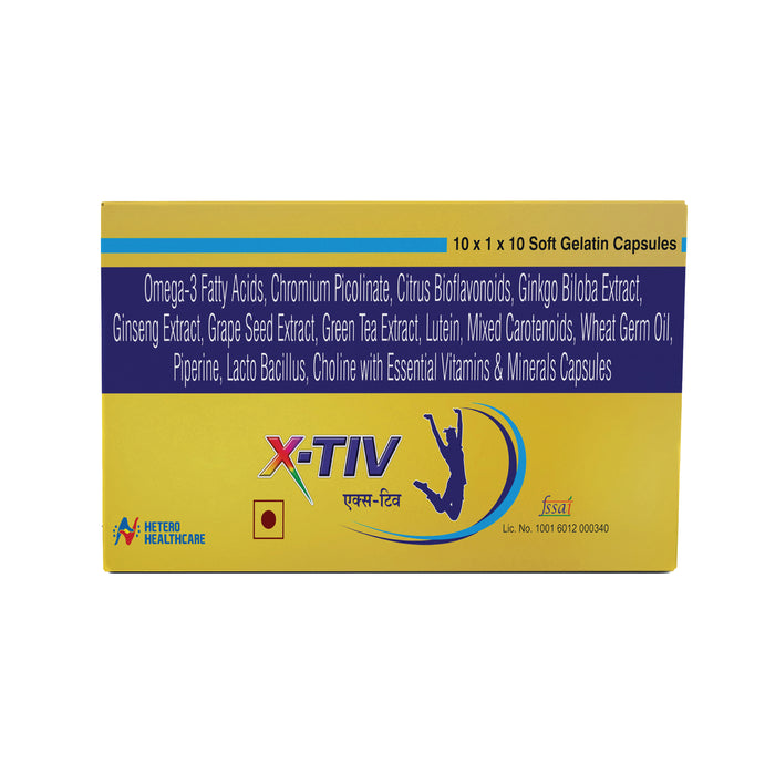 X-TIV CAPSULES - Boost Your Immunity and Overall Health – pack of 3