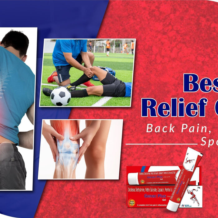 Best Pain Relief Gel for Back Pain, Knee Pain & Sports Injuries