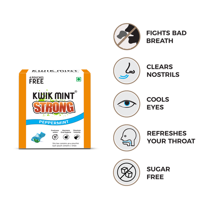 Eat Sip Refresh Combo – Tastegood Karela Biscuits, Spice Sip Immunity Tea and Kwikmint Strong Mouth  Freshener.