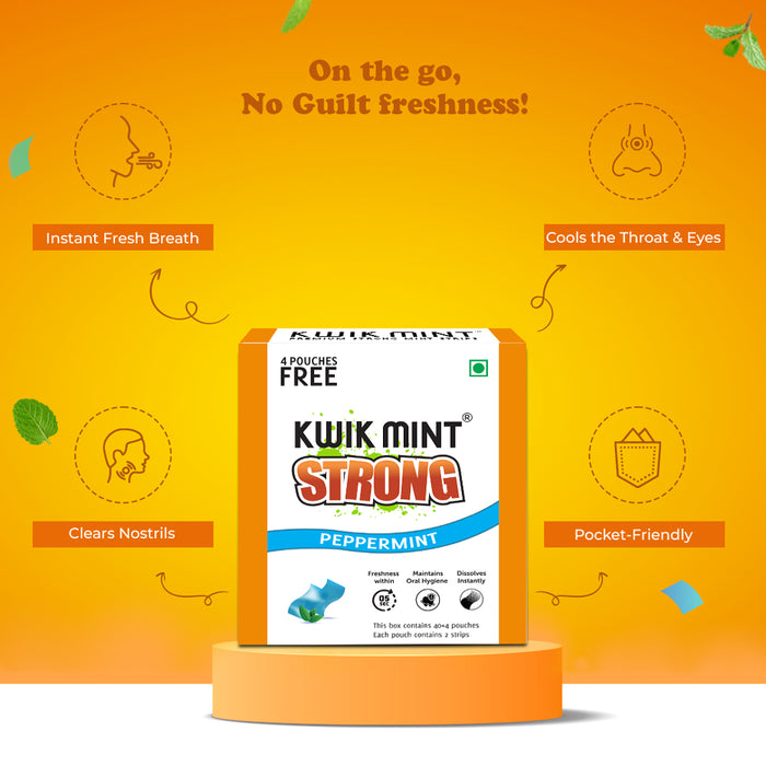Kwik Mint Mouth Freshener Strips