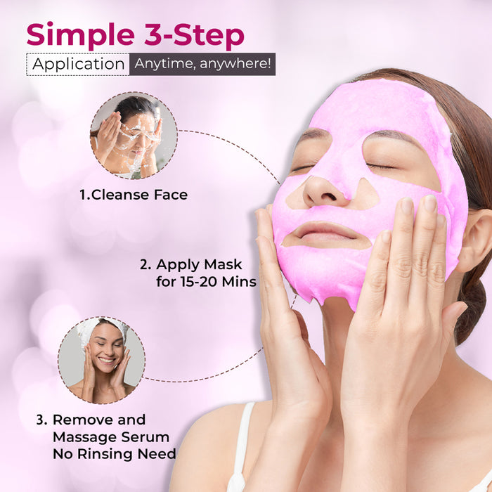 Sparkel Youth - Anti-Ageing Face Sheet Mask with Vitamin E & Retinol