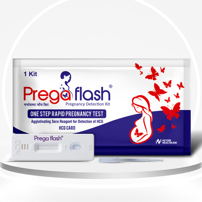 PregaFlash Pregnancy Test Kit | One-Step Rapid Detection | High Accuracy & Early Results | Easy-to-Use Home Test | Clinically Tested & Reliable