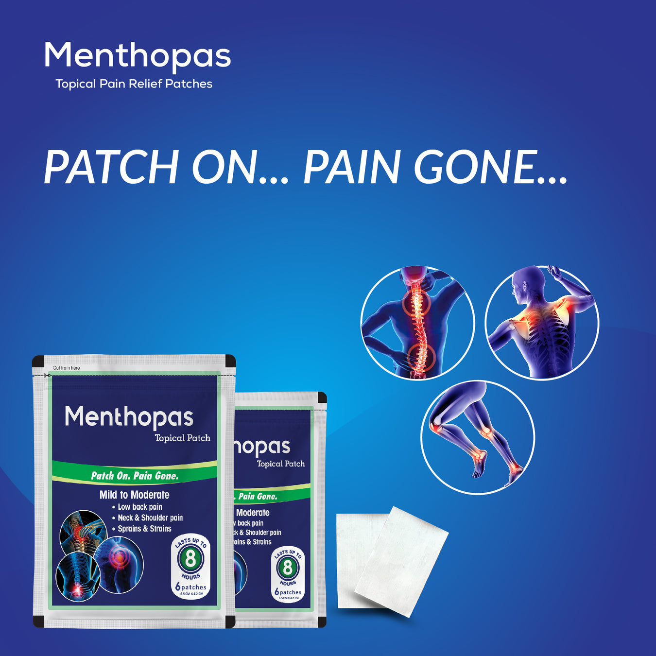 Menthopas Pain Relief Patch - Azistastore