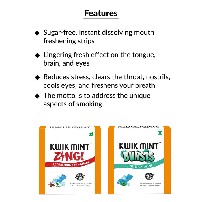 Kwik Mint Zing & Bursts Mouth Freshener