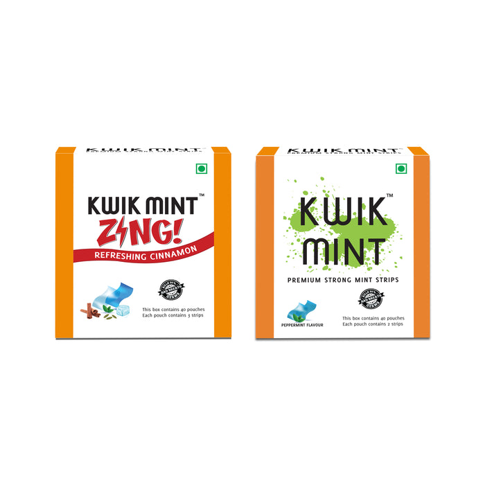 Kiwi Mint 2 Combo – Regular & Zing Mouth Freshener