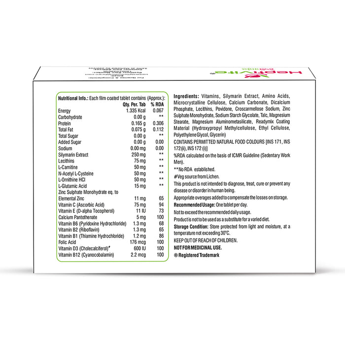 Heptivite Tablets – Liver Health Supplement