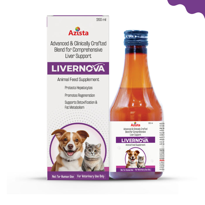 LIVERNOVA Advanced Liver Tonic Syrup – Veterinary Liver Support for Dogs & Cats