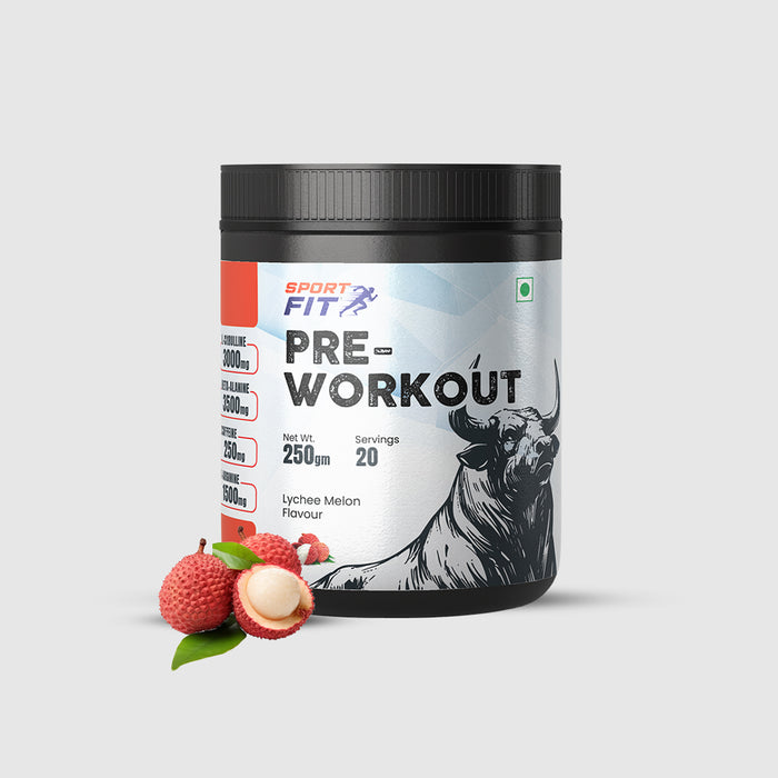 Sport Fit Pre-Workout Supplement – Boost Energy, Endurance & Focus  250g