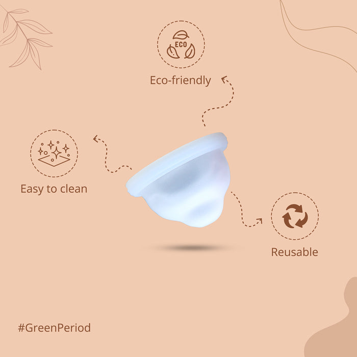 bbold Reusable Menstrual Disc for Women | 100% Medical-Grade Silicone | Ultimate Comfort – Soft & Leak-Proof | Eco-Friendly, Cost-Effective, Rash-Free & Non-Toxic | Up to 12 Hours Protection
