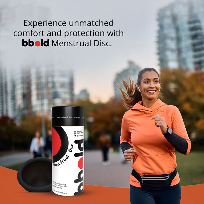 bbold Reusable Menstrual Disc for Women | 100% Medical-Grade Silicone | Ultimate Comfort – Soft & Leak-Proof | Eco-Friendly, Cost-Effective, Rash-Free & Non-Toxic | Up to 12 Hours Protection