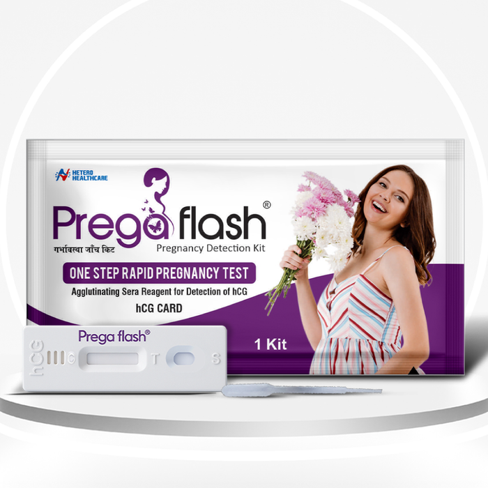PregaFlash Pregnancy Test Kit | One-Step Rapid Detection | High Accuracy & Early Results | Easy-to-Use Home Test | Clinically Tested & Reliable