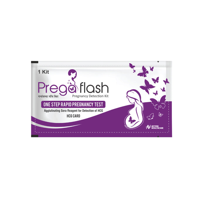 PregaFlash Pregnancy Test Kit - One Step device