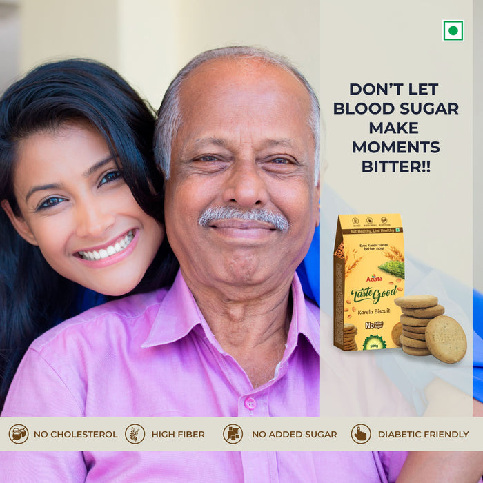 TasteGood Karela Biscuits | Sugar-Free | Diabetic Friendly | Valentines campaign