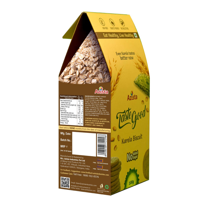 TasteGood Karela Biscuits | Sugar-Free | Diabetic Friendly | Valentines campaign