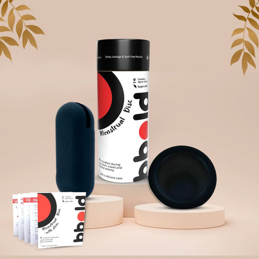 bbold Reusable Menstrual Disc for Women | 100% Medical - Grade Silicone | Ultimate Comfort – Soft & Leak - Proof | Eco - Friendly, Cost - Effective, Rash - Free & Non - Toxic | Up to 12 Hours Protection - Azistastore