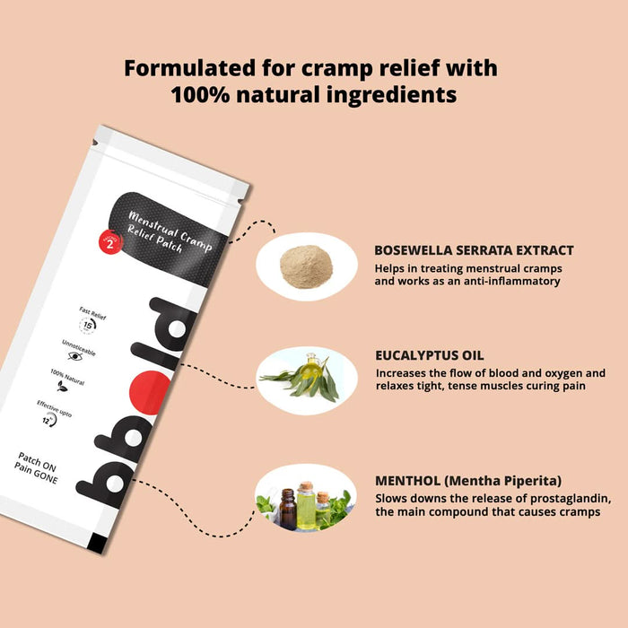 bbold Self - Care Combo – Intimate Wash for Women – Dissolvable Microneedle Acne Patch - Menstrual Cramp Relief Patch – FREE Menstrual Cup - Azistastore