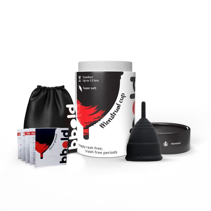 bbold | Women Menstrual Cup | Leak Free Period Menstrual Cup | Reusable | Available in 4 Sizes & 2 Colors - Azistastore