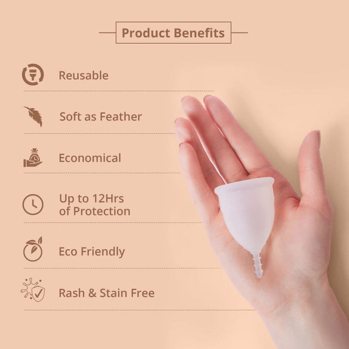 bbold | Women Menstrual Cup | Leak Free Period Menstrual Cup | Reusable | Available in 4 Sizes & 2 Colors - Azistastore