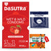 DaSutra Wet & Wild Condoms - 10's Pack Lubricated, Ribbed, and Dotted - Strawberry Flavour - Azistastore