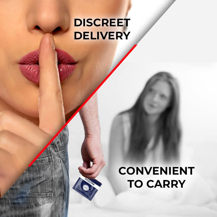 DaSutra Xtra Time Long Lasting Pleasure Condoms - 3's Pack Ribbed - Dotted - Contour - Chocolate Flavour - Azistastore