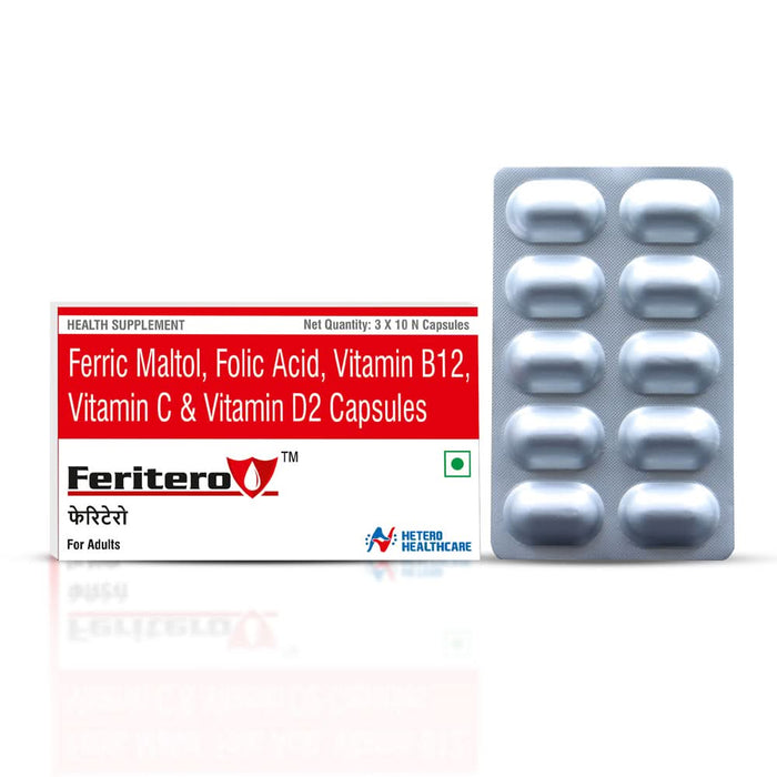 Feritero Capsules – Tailor - Made Iron Support for IBD Patients - Azistastore