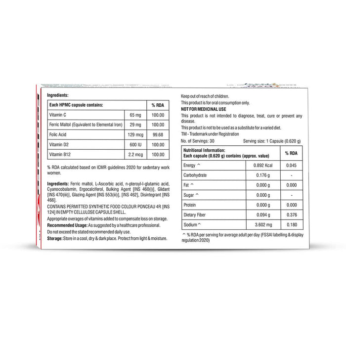 Feritero Capsules – Tailor - Made Iron Support for IBD Patients - Azistastore