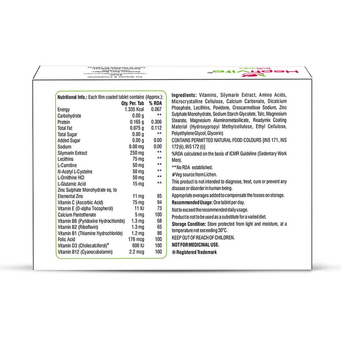 Heptivite Tablets – Liver Health Supplement - Azistastore