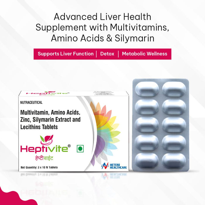 Heptivite Tablets – Liver Health Supplement - Azistastore