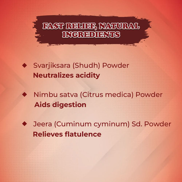 JeeraFast | Quick Relief from Acidity & Gas | Ayurvedic Proprietary Medicine | Fast - Acting Digestive Support | 40 Sachets (5g each) - Azistastore