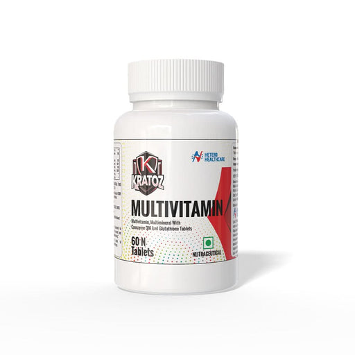 Kratoz Multivitamin Tablets with CoQ10 & Glutathione for Immunity & Daily Health Support - 60 Tablets - Azistastore