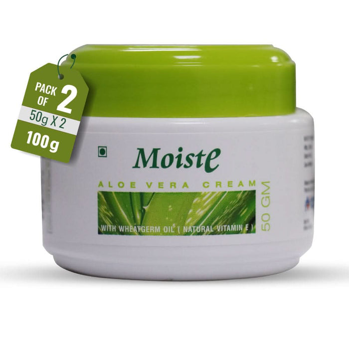 Moiste Aloe Vera Face Cream | Vitamin E Moisturizer for Face - Azistastore