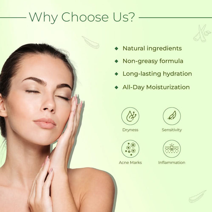 Moiste Aloe Vera Face Cream | Vitamin E Moisturizer for Face - Azistastore