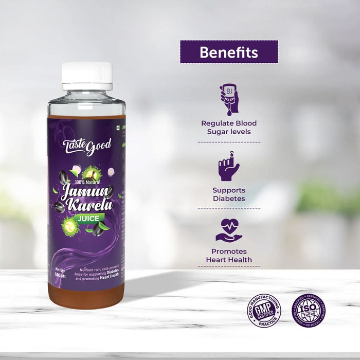 Natural diabetic care combo the powerful combination of Diabetic Care Karela Jamun Juice (500ML) and Trigotab Fenugreek Extract Seed Powder Tablets (60 Tabs). - Azistastore