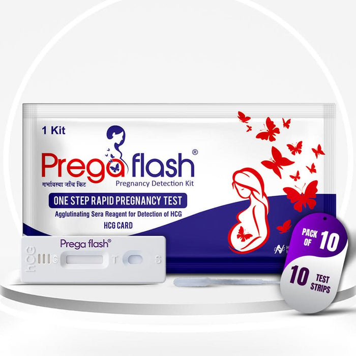 Pregaflash Pregnancy Test Kit – Rapid HCG Detection, Early Results, Easy Home Testing - Azistastore