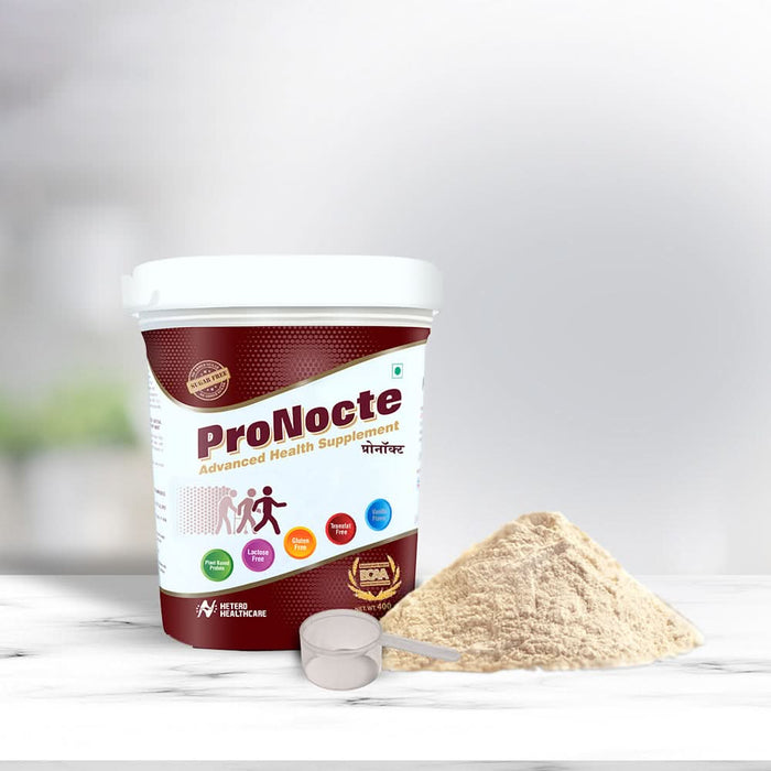 ProNocte Protein Powder for Liver Cirrhosis & Sarcopenia, Vanilla Flavour - 400g - Azistastore