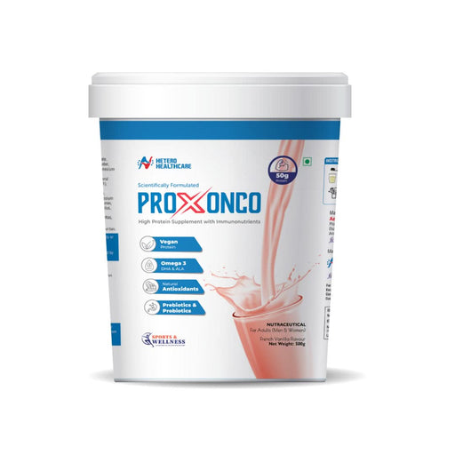PROXONCO Vegan Plant - Based Protein Powder for Cancer Patients | Post - Surgery Recovery Nutrition to Boost Strength & Immunity – French Vanilla 500g - Azistastore