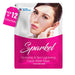 Sparkel | Hydrating & Skin Lightening Facial Sheet Mask | With Aloe Vera, Olive Leaf & Rose Fragrance | Moisturising & Brightening Skin Care - Azistastore