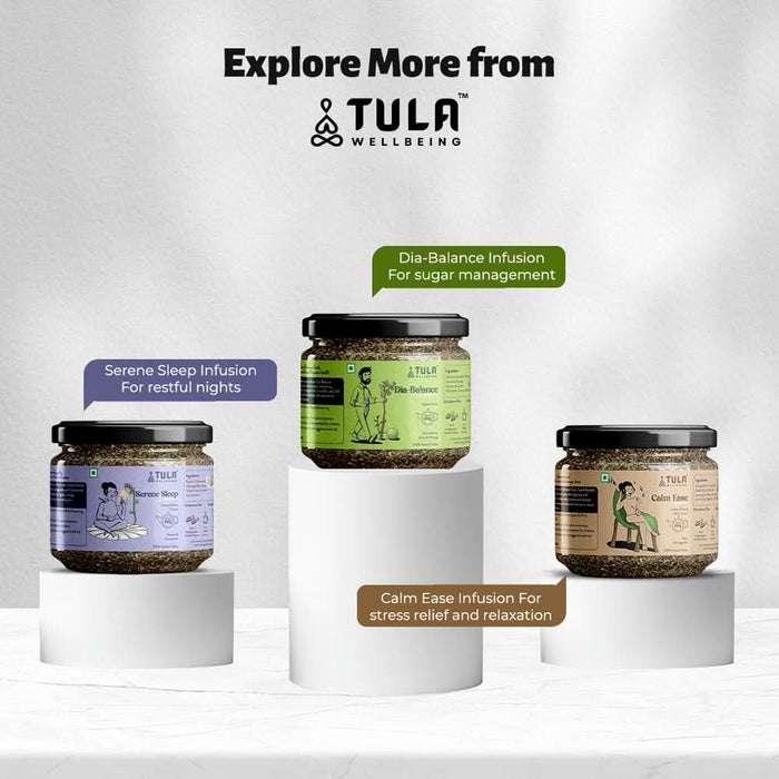 TULA Wellbeing Immune - Boost Infusion | 100% Natural Herbs | Functional Tea with Cinnamon, Turmeric & Black Pepper | Boosts Immunity & Metabolism | 100g (50 Servings) - Azistastore