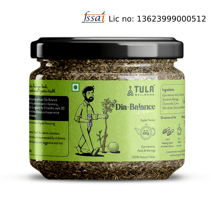 TULA Wellbeing Serene Sleep Infusion | Functional Herbal Tea | 100% Natural Herbs | Honey & Mint Flavor | 100g | 50 Servings - Azistastore