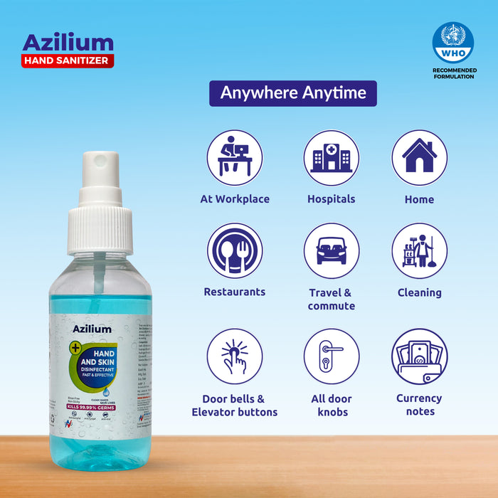 Azilium Liquid Spray Hand Sanitizer - 500 ml