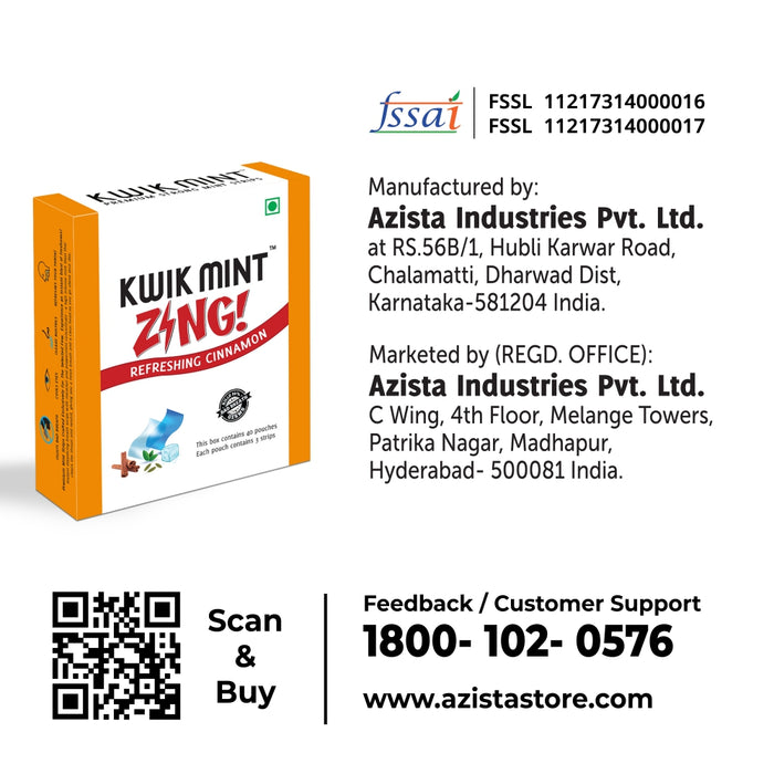 Kwik Mint Zing Mouth Freshener