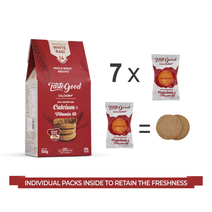 TasteGood Combo - Snack Healthy with Taste Good Karela and Calcium Biscuits
