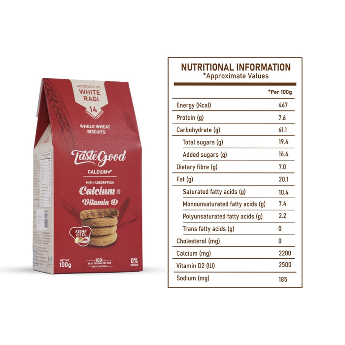 TasteGood Combo - Snack Healthy with Taste Good Karela and Calcium Biscuits