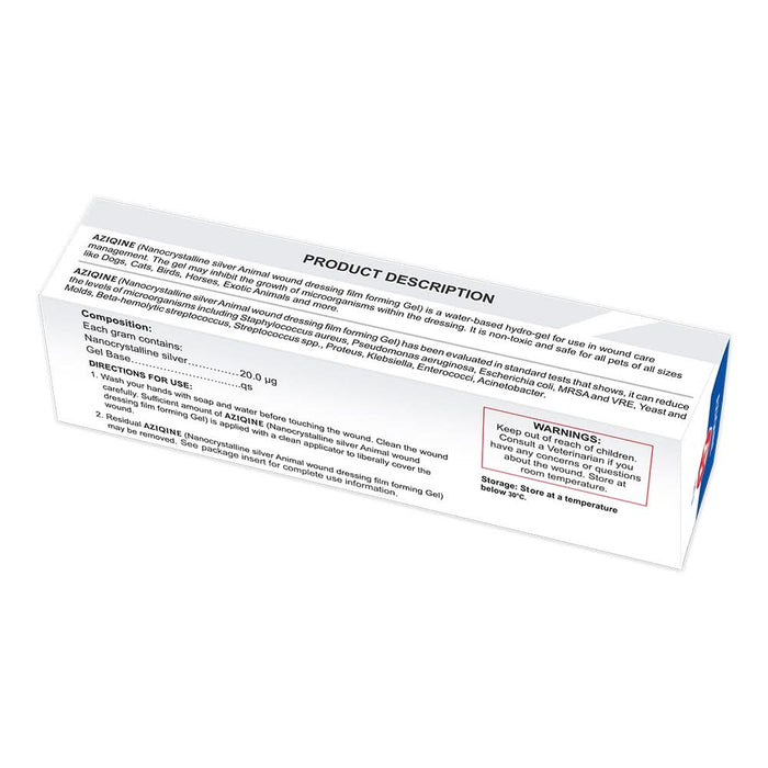 Aziqine Animal Wound & Dressing Gel – Veterinary - Trusted Wound Healing Gel for Fast Animal Recovery - Azistastore